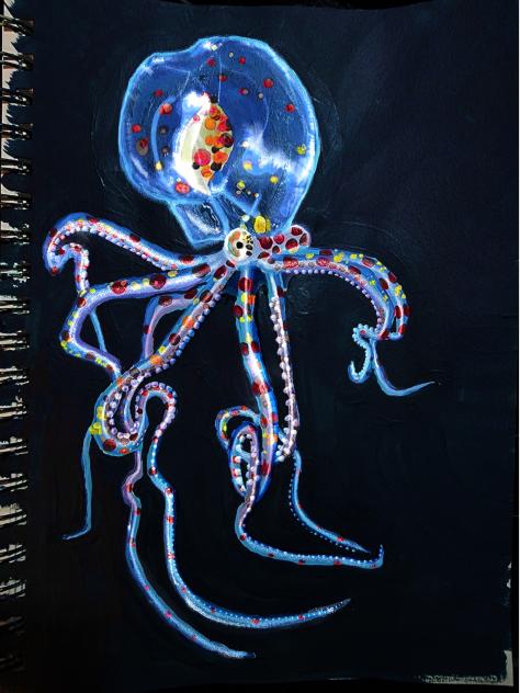 mixed media wonderpus photogenicus