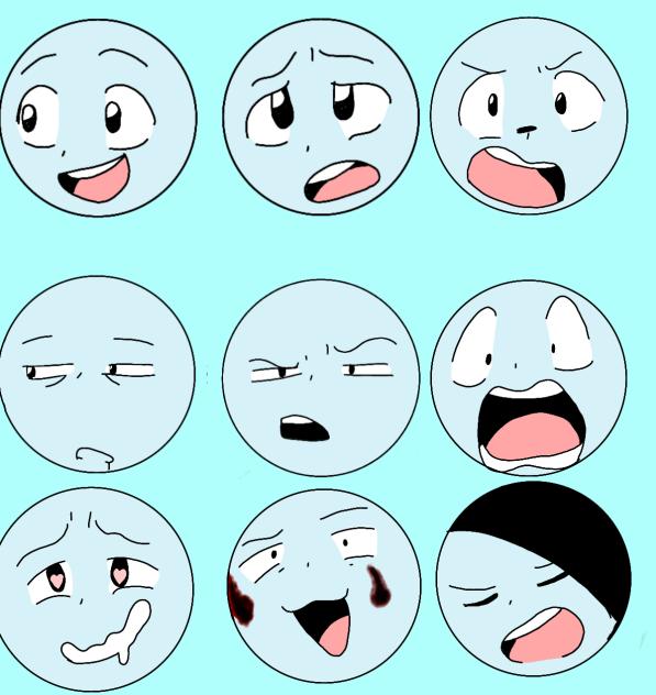 9 faces 2.0 - ibisPaint