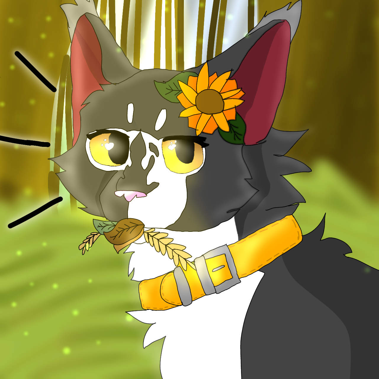 Drawing a me oc in the warrior cats - ibisPaint