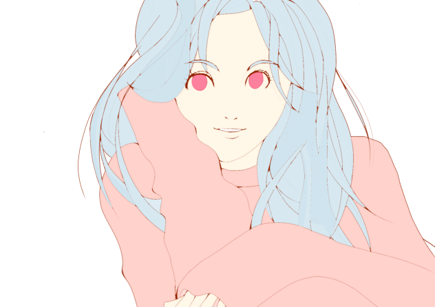 木洩れ陽の昼下がり(下絵)