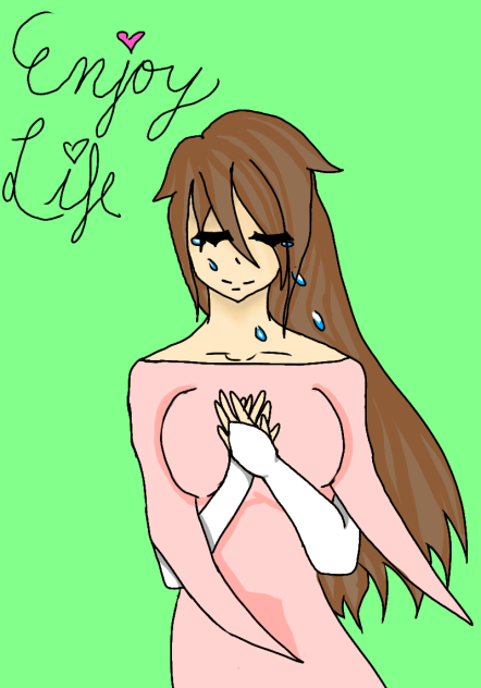 girl in the wind - ibisPaint