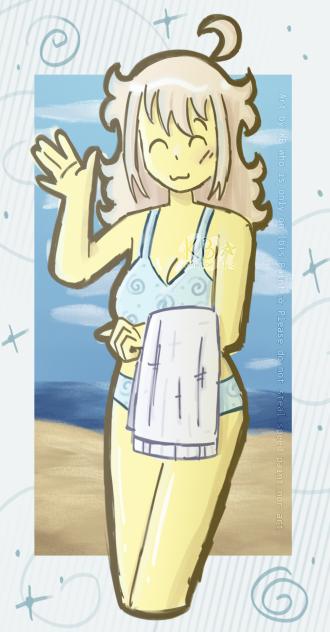 At the beach! 🏖🌊