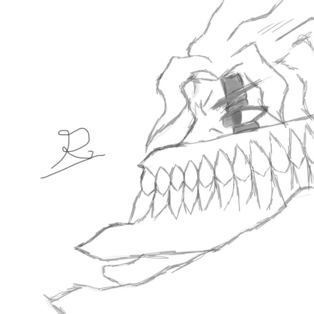 ken Takakura laptop sketch