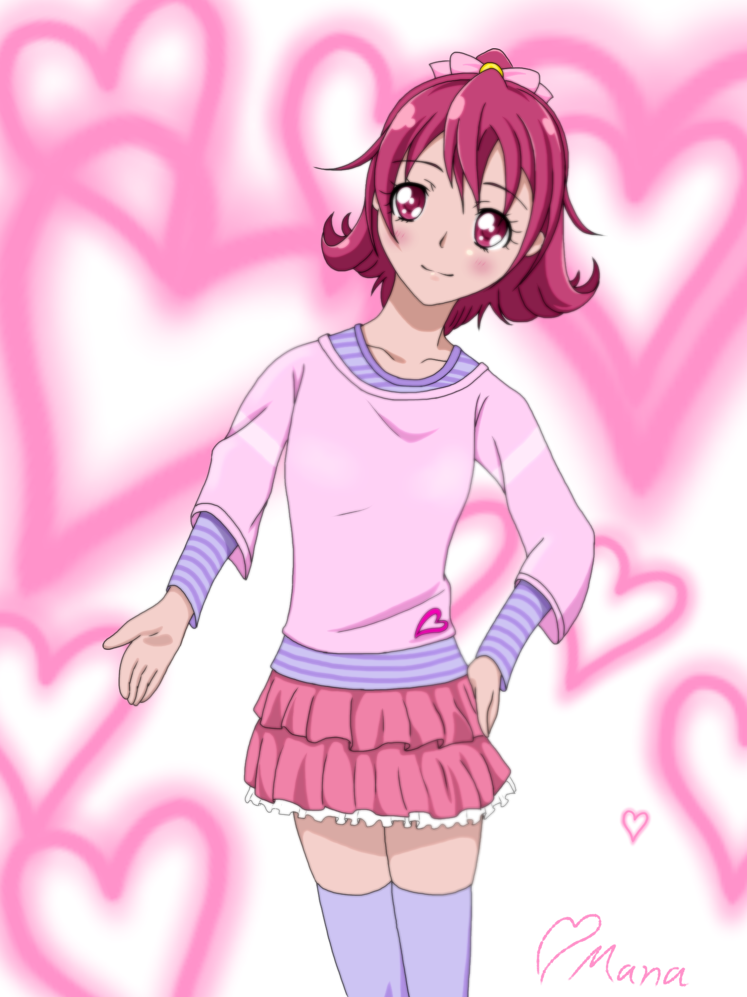 ドキドキ!プリキュア キュアハート/相田マナ プリキュア 色紙ART6 | K