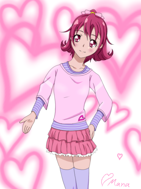 ドキドキ プリキュア、マナちゃん ちょっと修正