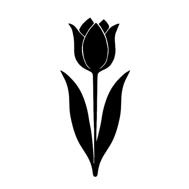 Tulip silhouette