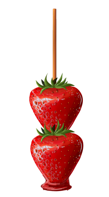 candied strawberry