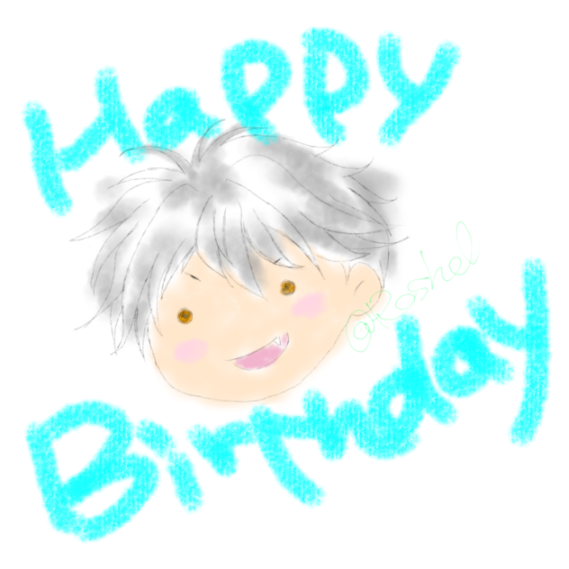 キンスレ ミトラお誕生日イラスト Ibispaint