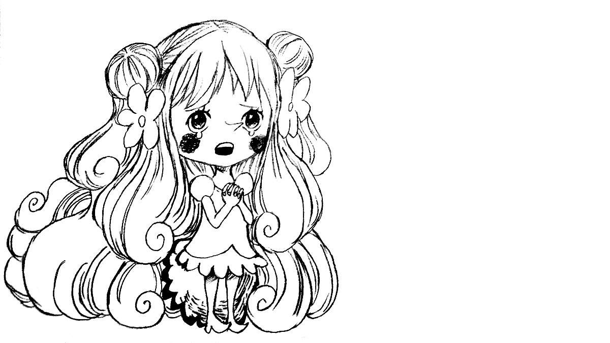 マンシェリー姫 線画 アナログ Ibispaint