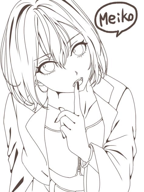 MEIKO　クリエイターズフェスタ塗り絵