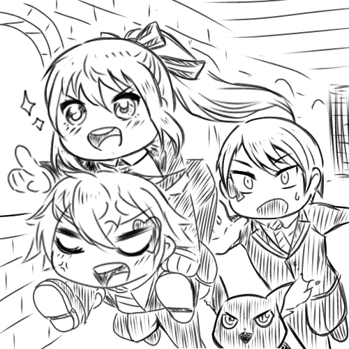 ♥️♠️✨監督生とグリムとエースとデュース😺😆