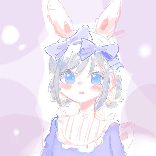 ふわふわうさぎ
