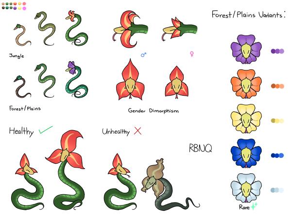 Vine Snek❓️ Snawer❓️ Petal Snake‼️