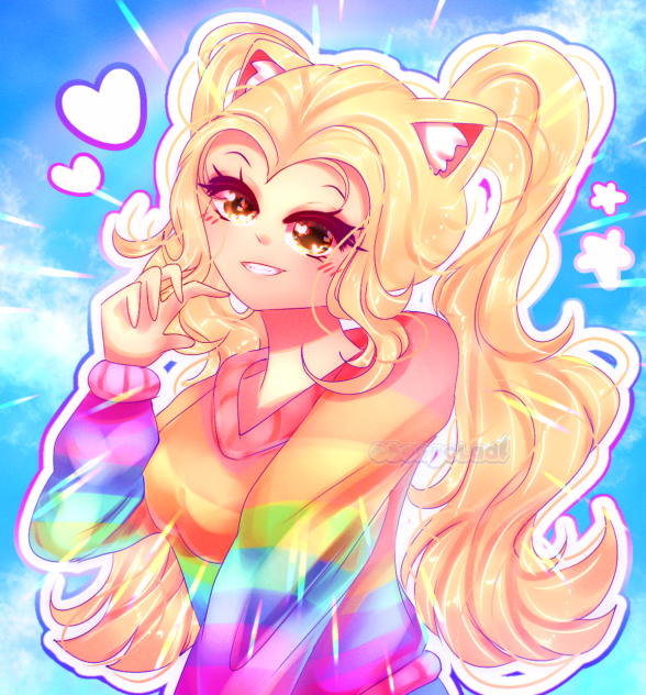 Brightest rainbow in the sky 🌈
