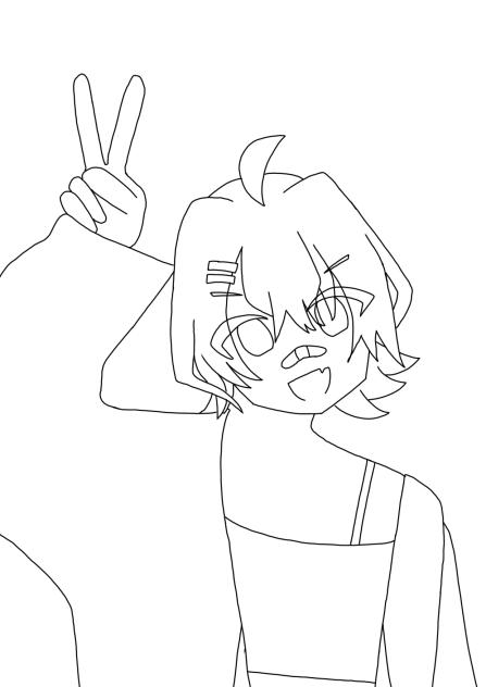 こうようさん　線画