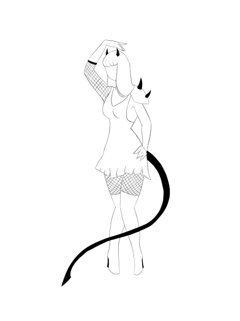 Lineart, plus u can draw a face