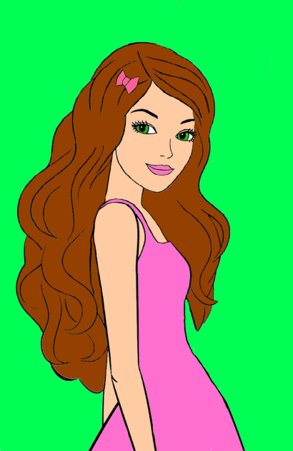 молодая девушка Видоизменённая картинка девушки. - ibisPaint
