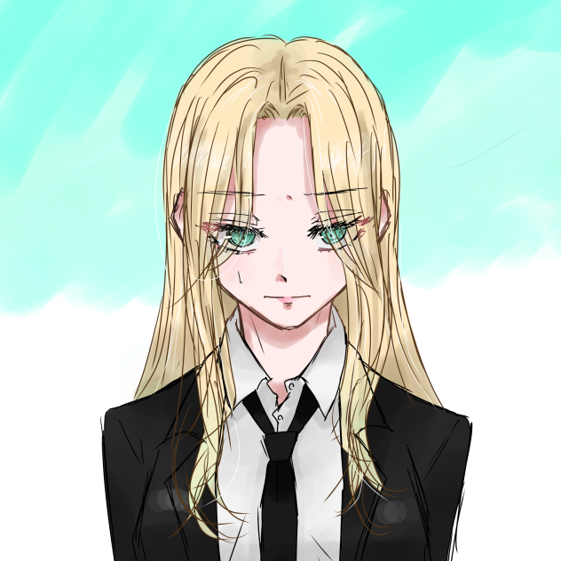 スーツの女の子