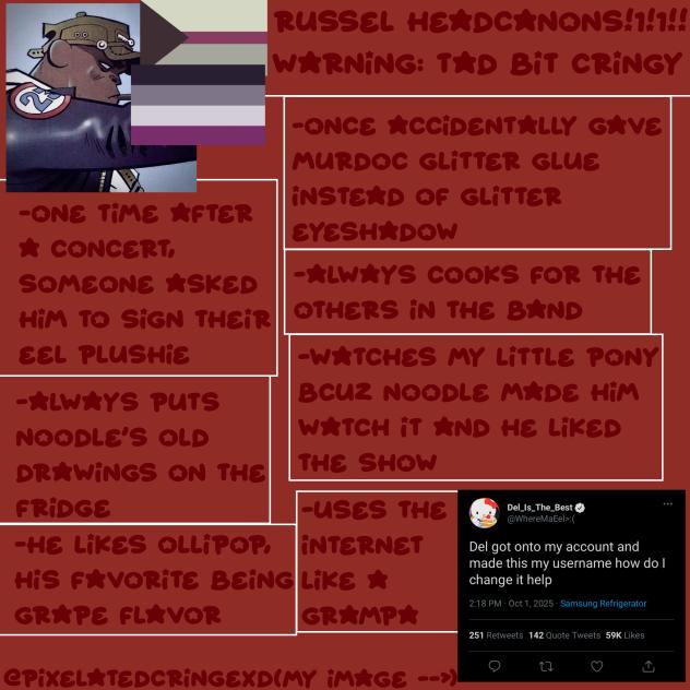 Russel Hobbs headcanons 🥁💥