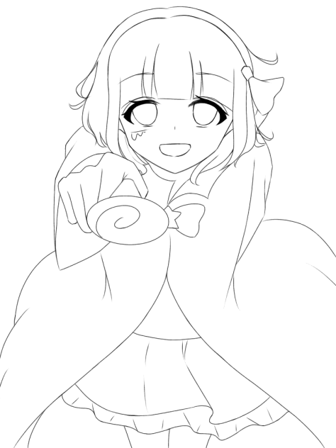Happy Halloween 線画