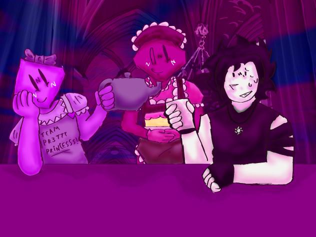 pink blood