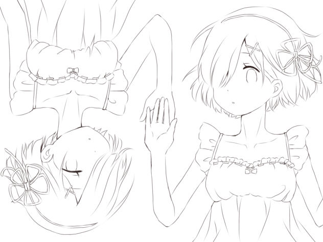 ぬりえ(レムラム)