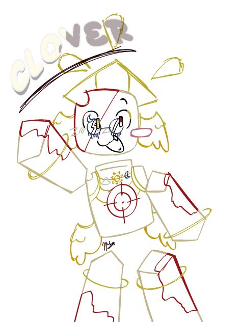Clover my new roblox oc