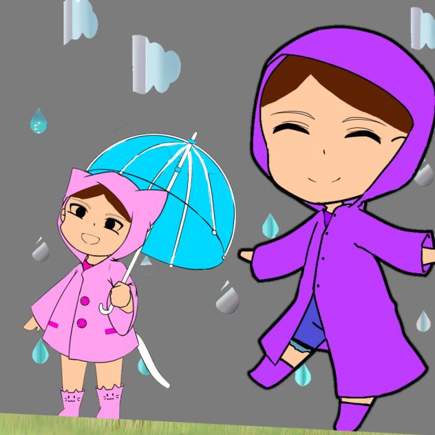 It’s raining