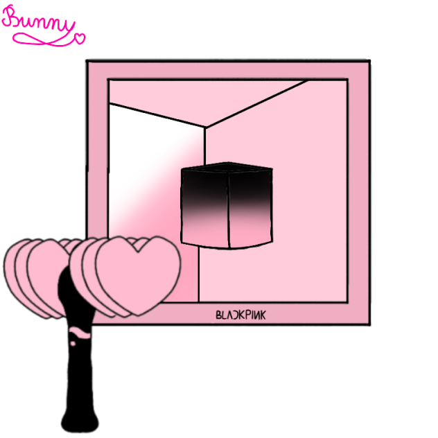 Draw Lightstick and Album Blackpink