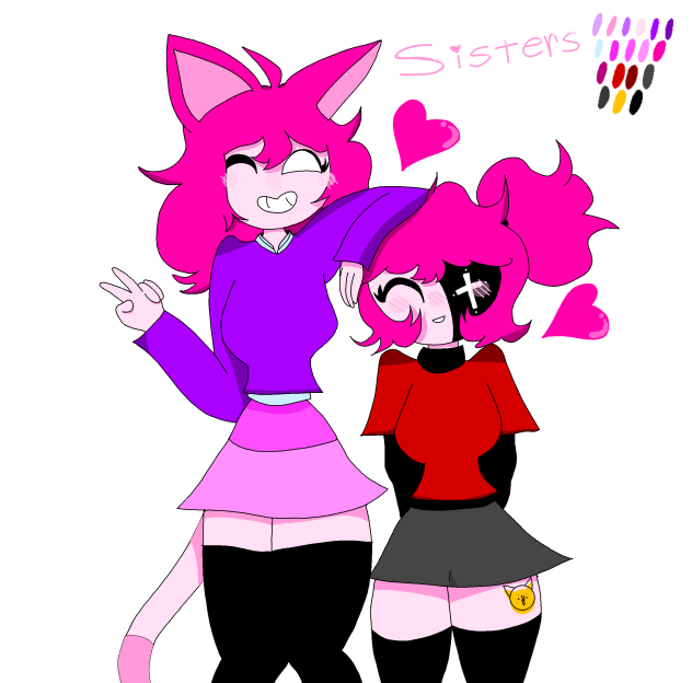 My oc star and my sister's old oc