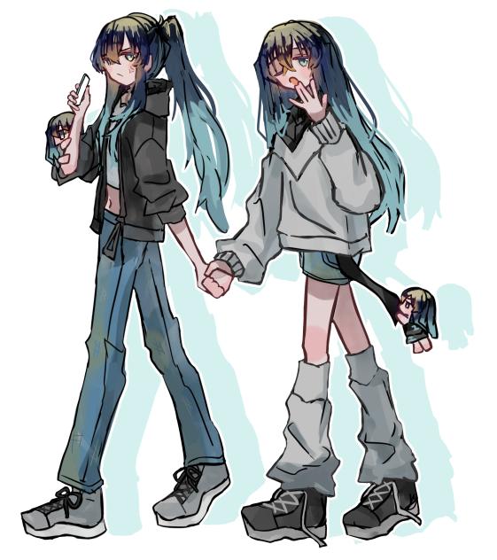 二人一緒に
