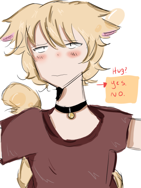 Cat boy needs a hug😭