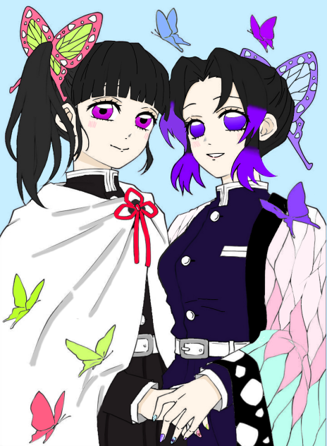 Kanao Tsuyuri and Shinobu Kocho fanart