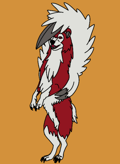 Midnight Lycanroc As A Real Animal