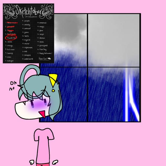 Sketchtober with my oc #5 (read desc)