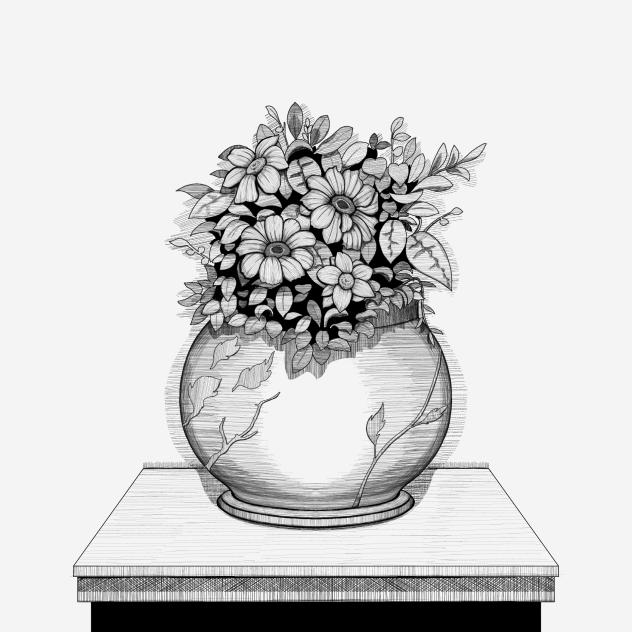 Flower Vase Background