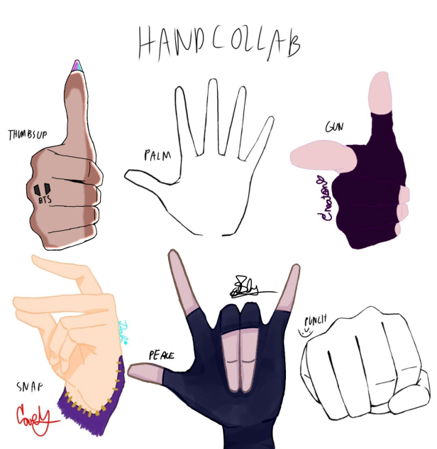 Hand collab
