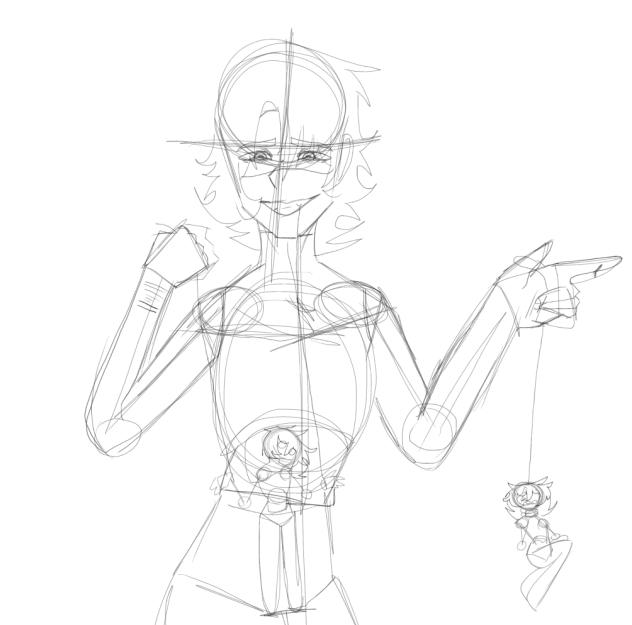 Sketch of me and kahali~