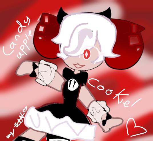 Candy apple cookie