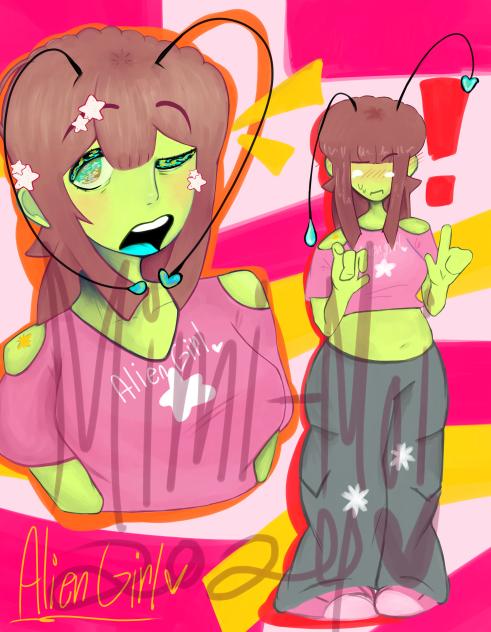 Alien girl