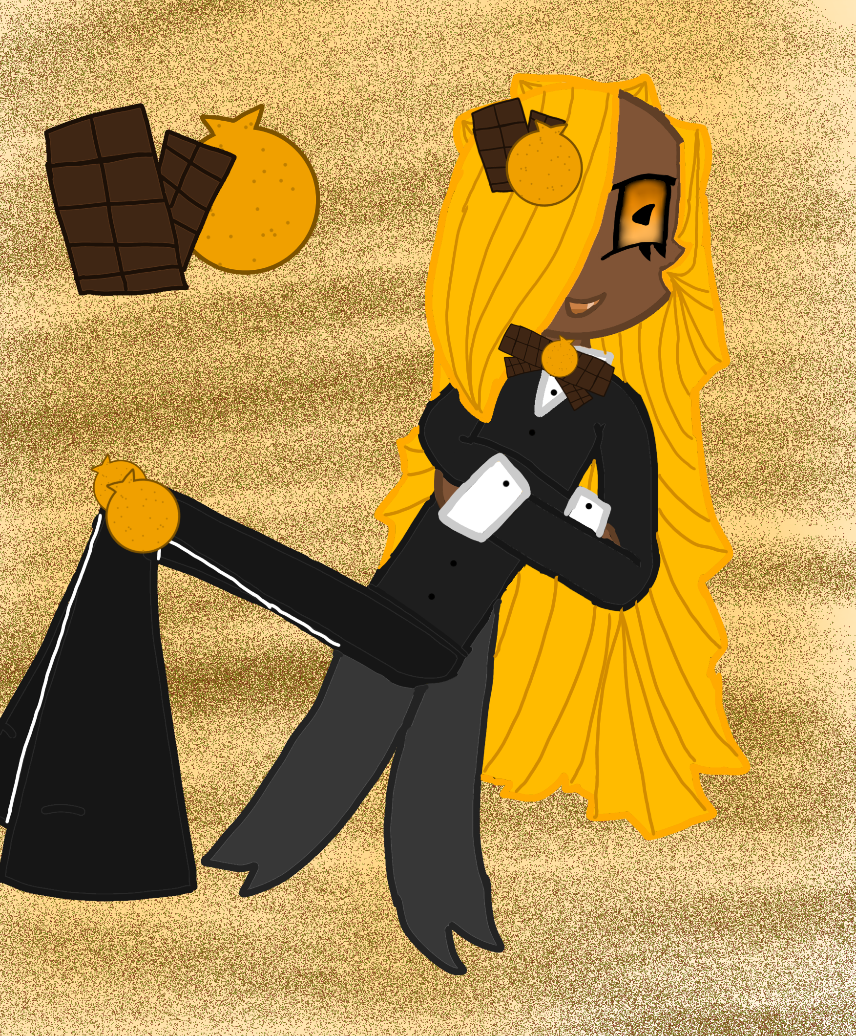 My CRK Oc. Choco Orange cookie - ibisPaint