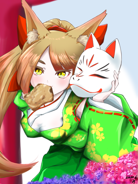 お稲荷さんと油揚げ