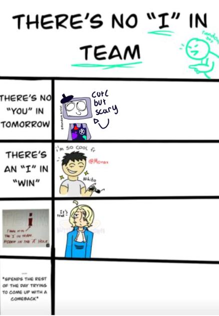 “There is no “I” in team” collab