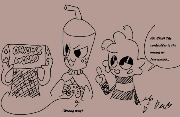Doodle that was in my sketchbook!👍