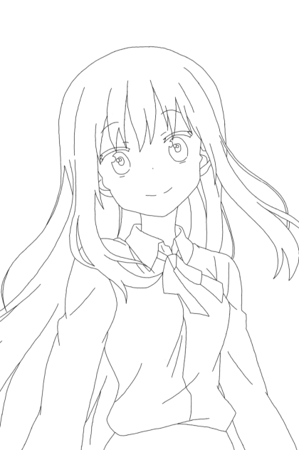 うまるちゃん(外用Face)線画 - ibisPaint