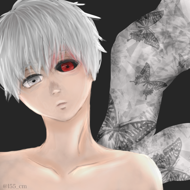 東京喰種。透過画像を描きたくて