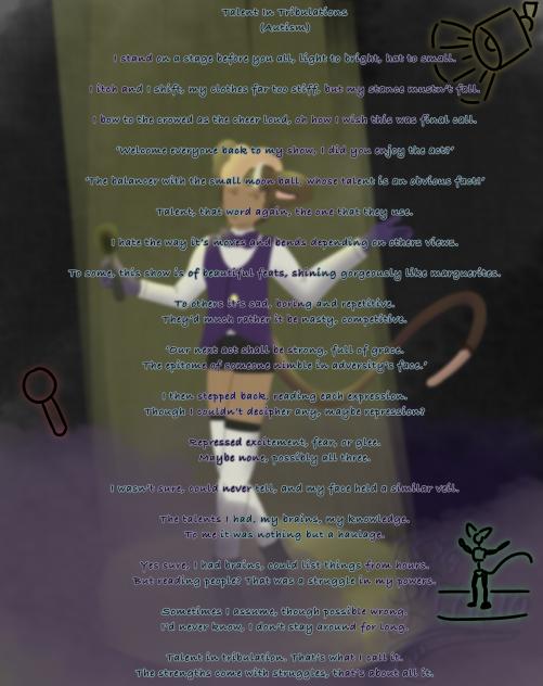 Talent In Tribulations (A Poem)