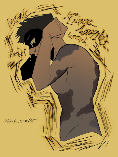 Many burn marks