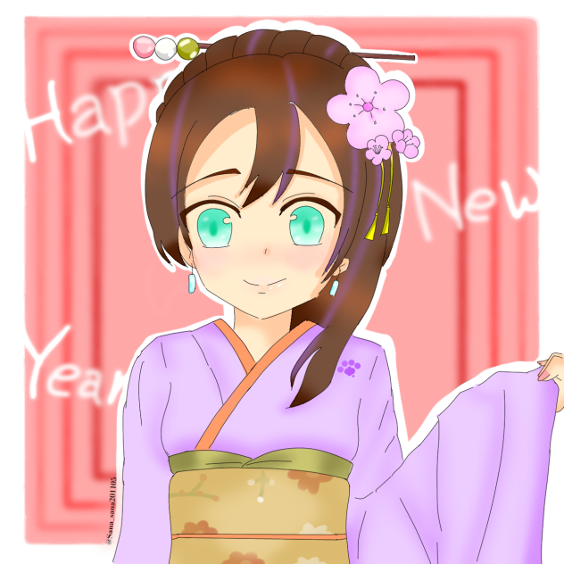 Happy new year 🥳 - ibisPaint
