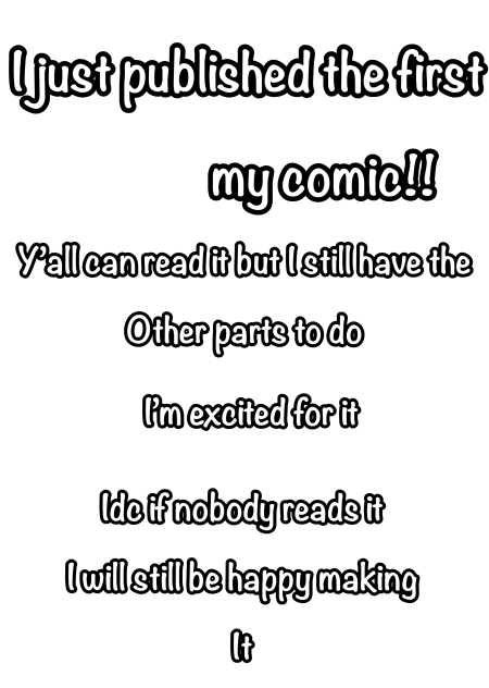 Published the first part of my comic